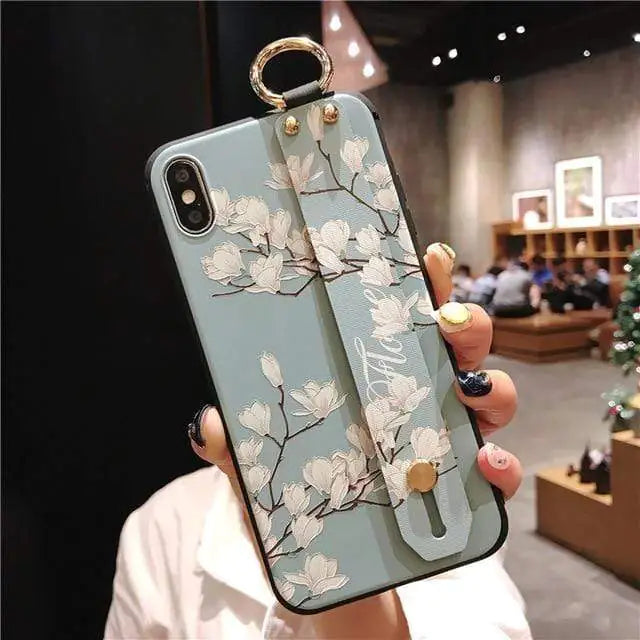 Blue Flower iPhone Case